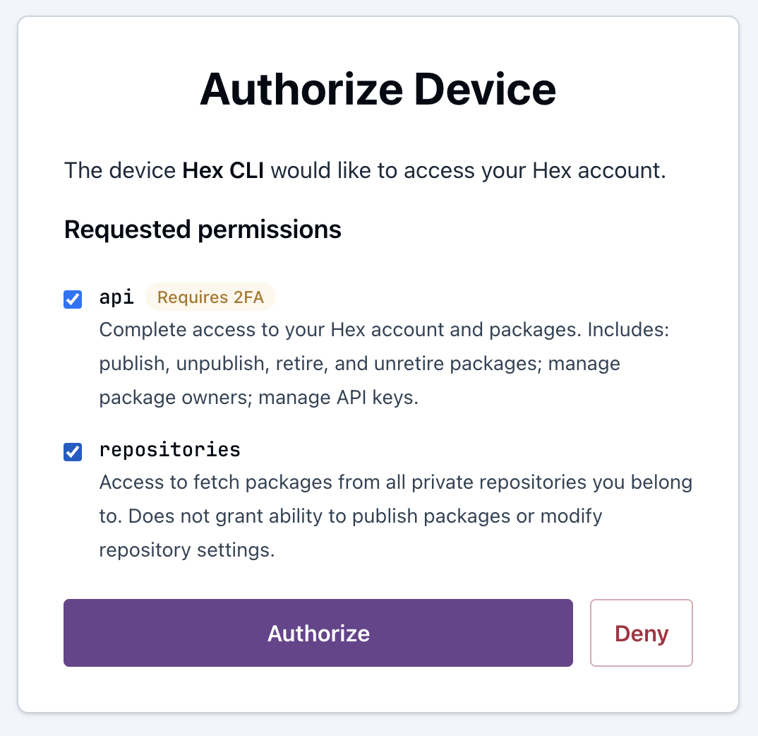 Device authorization